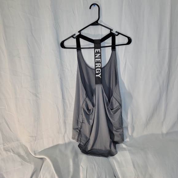 NWT women's yoga/workout tank. Size large. Available in white, black or gray - Picture 2 of 5